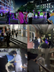 学校成功开展夜间应急避险和安全...